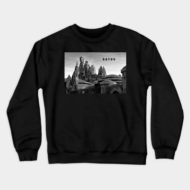 Batuu landscape A Crewneck Sweatshirt by dltphoto